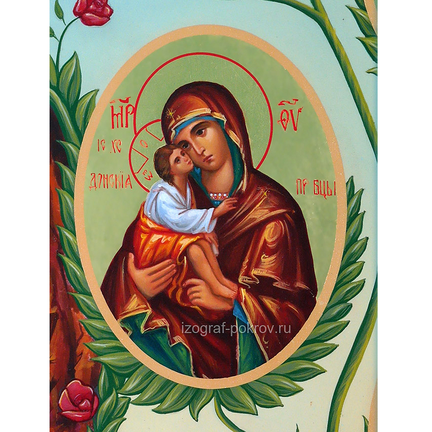 Икона Богородицы Донская - фрагмент с иконы Горний Иерусалим чем помогает значение