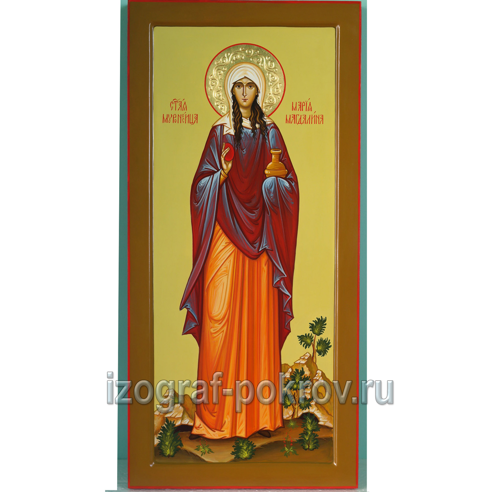 Икона мерная Мария Магдалина для младенца