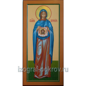Мерная икона Вероника с иконой Спаса