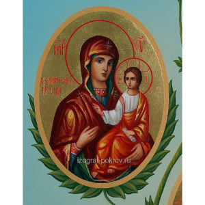 Икона Богородица Смоленская (фрагмент с иконы Горний Иерусалим) чем помогает значение