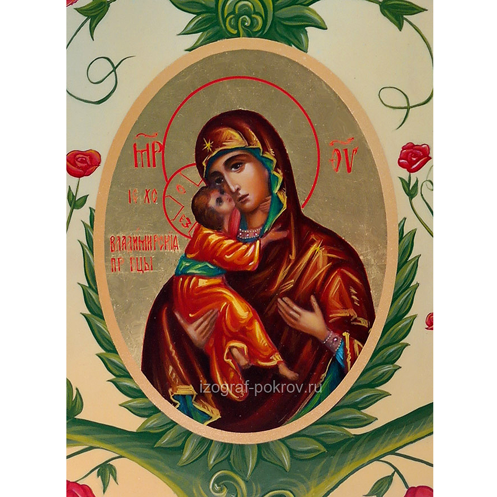 Икона Богородицы Владимирская - фрагмент с иконы Горний Иерусалим чем помогает значение